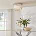 Isabella Cut Glass Crystal Drop Ceiling Light