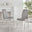 2x Isco Grey Faux Leather Dining Chairs