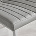 2x Isco Grey Faux Leather Dining Chairs