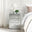 Italian 3 Drawer Mirrored Bedside Table