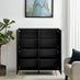 Ivala Black and Copper Large Tall 4 Door Sideboard