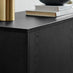 Ivala Black and Copper Large Tall 4 Door Sideboard