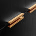 Ivala Black and Copper Large Tall 4 Door Sideboard