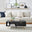 Ivala Rectangular 1 Drawer Storage Black and Copper Coffee Table