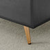 Ivala Rectangular 1 Drawer Storage Black and Copper Coffee Table