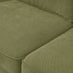 Jasper Green Linen-Look Fabric 2 Seater Sofa