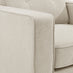 Jasper Cream Linen-Look Fabric Armchair