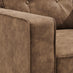 Jasper Brown Faux Leather Armchair