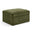 Jasper Green Linen-Look Fabric Storage Footstool