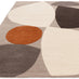 Jenson Grey Pebble Shapes Rug 160x230