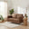 Jolene Tan Faux Leather 2 Seater Sofa