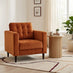 Jolene Burnt Orange Velvet Armchair