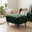 Jolene Emerald Green Velvet Footstool