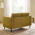 Jolene Mustard Yellow Velvet 2 Seater Sofa