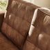 Jolene Tan Faux Leather 2 Seater Sofa