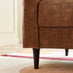 Jolene Tan Faux Leather 2 Seater Sofa