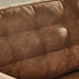 Jolene Tan Faux Leather 3 Seater Sofa