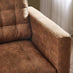Jolene Tan Faux Leather 3 Seater Sofa