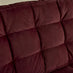 Jolene Maroon Velvet 3 Seater Sofa