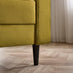 Jolene Mustard Yellow Velvet 3 Seater Sofa