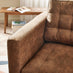 Jolene Tan Faux Leather Armchair