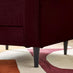 Jolene Maroon Velvet Armchair