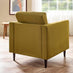 Jolene Mustard Yellow Velvet Armchair