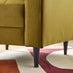 Jolene Mustard Yellow Velvet Armchair