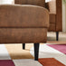 Jolene Tan Faux Leather Footstool