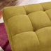 Jolene Mustard Yellow Velvet Footstool