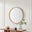 Judith Oak Wood Medium 80x80cm Round Wall Mirror