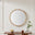 Judith Oak Wood Medium 80x80cm Round Wall Mirror