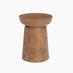 Jura Round Walnut Wood Side Table