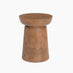 Jura Round Walnut Wood Side Table