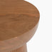 Jura Round Walnut Wood Side Table