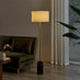 Joceline Black Marble Standing Floor Lamp