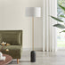 Joceline Black Marble Standing Floor Lamp