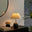 Joceline Black Marble Round Table Lamp