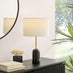 Joceline Black Marble Tall Dimmable Table Lamp