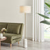 Joceline White Marble Standing Floor Lamp