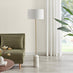 Joceline White Marble Standing Floor Lamp