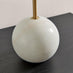 Joceline White Marble Round Table Lamp