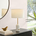 Joceline White Marble Tall Dimmable Table Lamp
