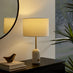 Joceline White Marble Tall Dimmable Table Lamp