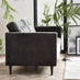 Jolene Dark Grey Velvet 3 Seater Sofa
