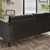 Jolene Dark Grey Velvet 3 Seater Sofa