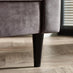 Jolene Dark Grey Velvet 3 Seater Sofa