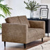 Jolene Brown Faux Leather 2 Seater Sofa