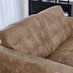 Jolene Brown Faux Leather 2 Seater Sofa