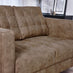 Jolene Brown Faux Leather 2 Seater Sofa